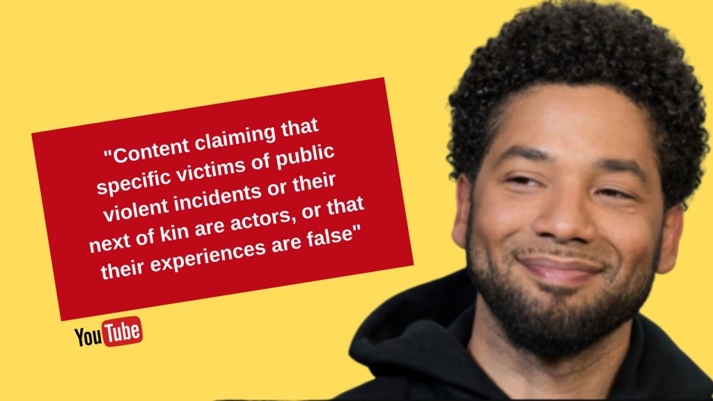 YouTube quietly prohibits reporting on hate crime hoaxes in its new community guidelines