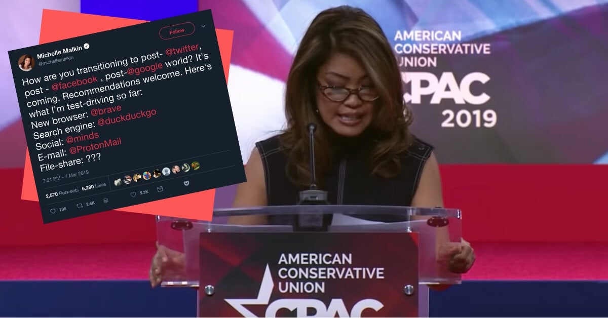 Michelle Malkin envisions a post-Google world with alternative tech