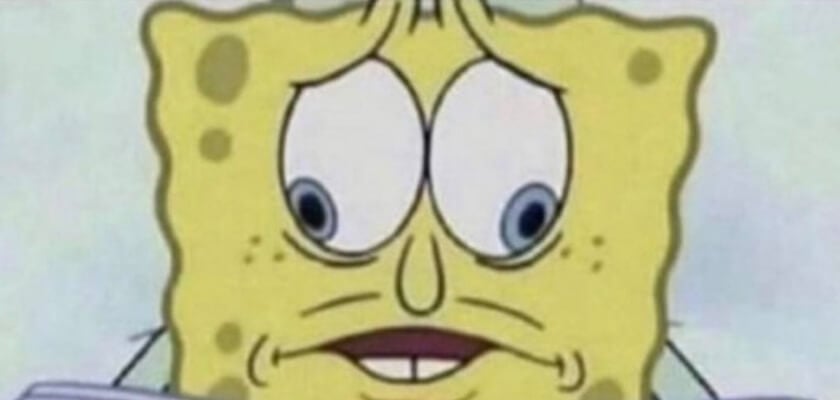 This Spongebob meme is banned on Facebook for “hate speech”