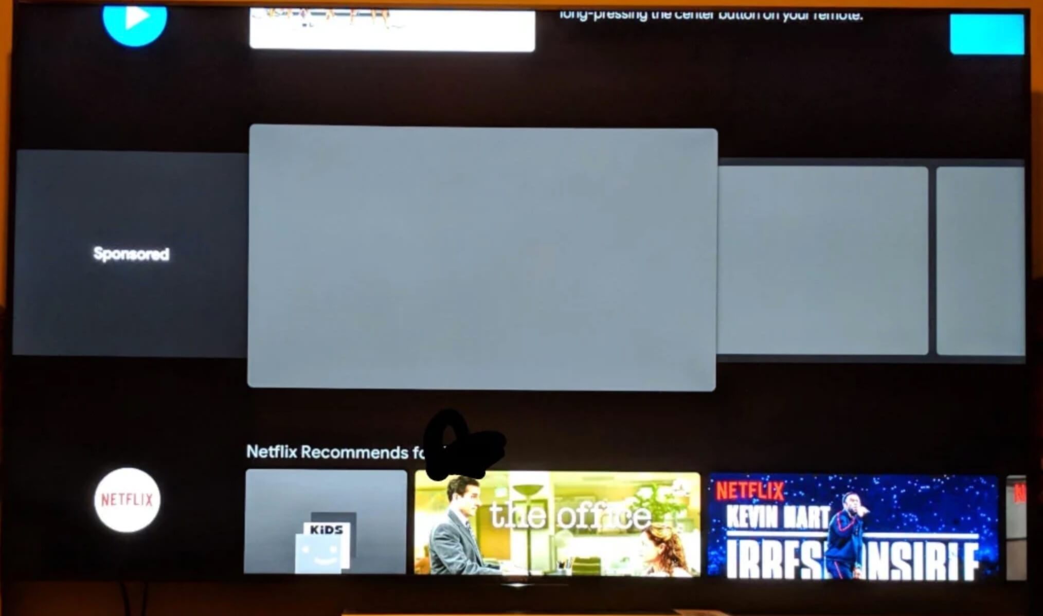 Android TV update include puts annoying ads on the homescreen