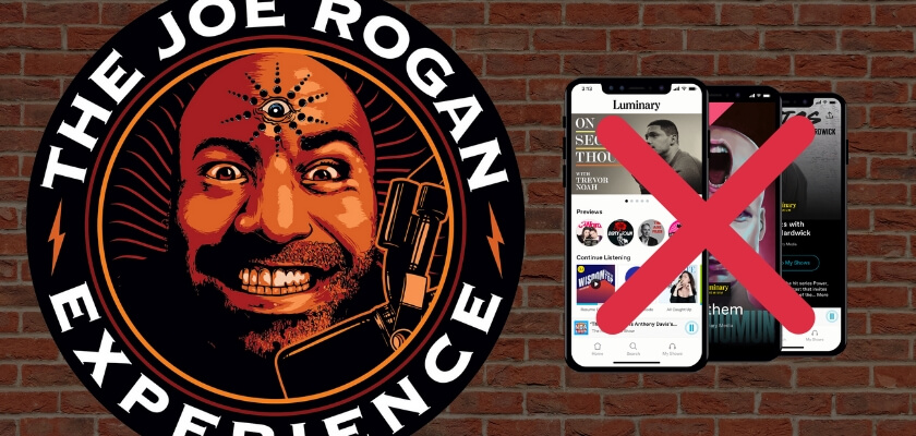 Joe Rogan Experience requests to be removed from new walled-garden podcasts app Luminary