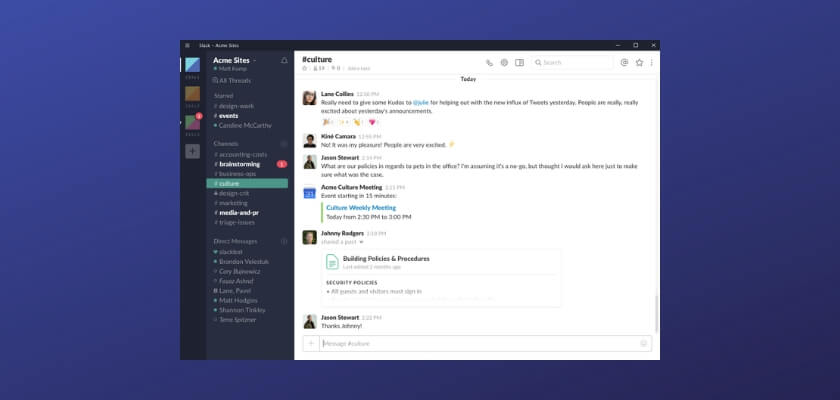 Journalists and activists often use Slack to communicate. Nation states and criminals are interested