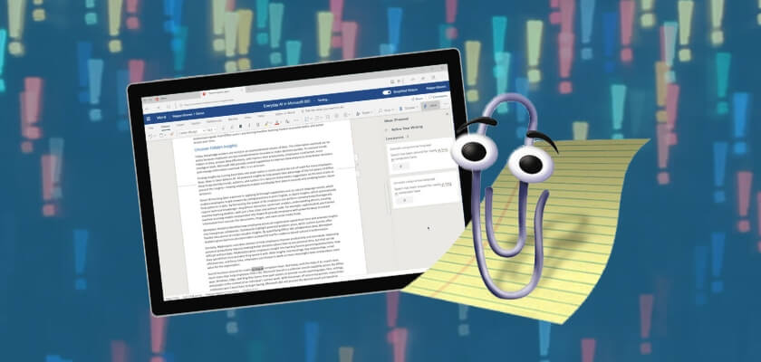 Microsoft Word will automatically correct your sentences to a woke alternative