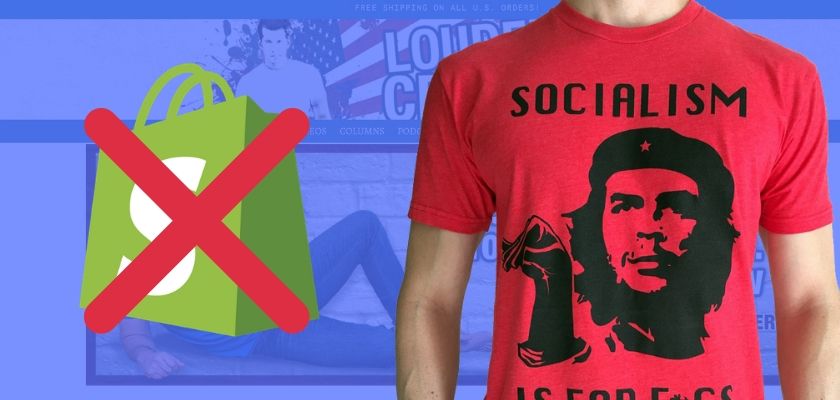 Shopify reportedly takes down Steven Crowder’s “Socialism Is For Figs” t-shirt after YouTube pressures him to remove it
