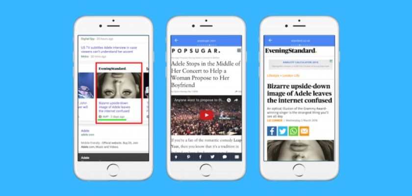 Google uses auto-generated AMP pages that likely reduce the likelihood of users clicking out of Google