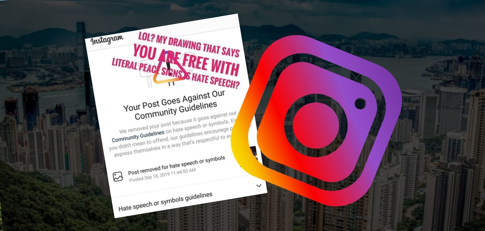 Instagram censors artist Yuumei over #FreeHongKong art, calls it “hate speech”