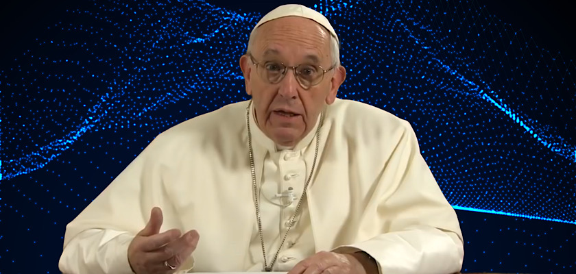 Pope Francis warns big tech CEOs that AI could create “an unfortunate regression to a new form of barbarism”