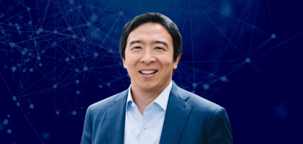 Andrew Yang proposes policy that would classify all digital data as personal property