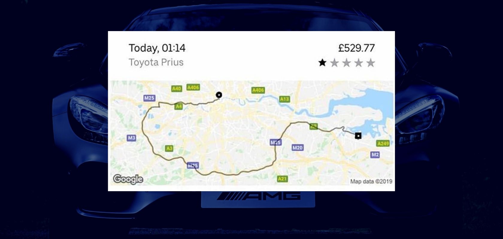 Women gets $685 bill after falling asleep in an Uber ride