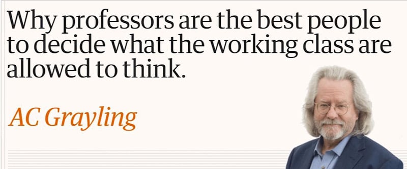 A satirical image that was posted under #TrollingTheGuardian.