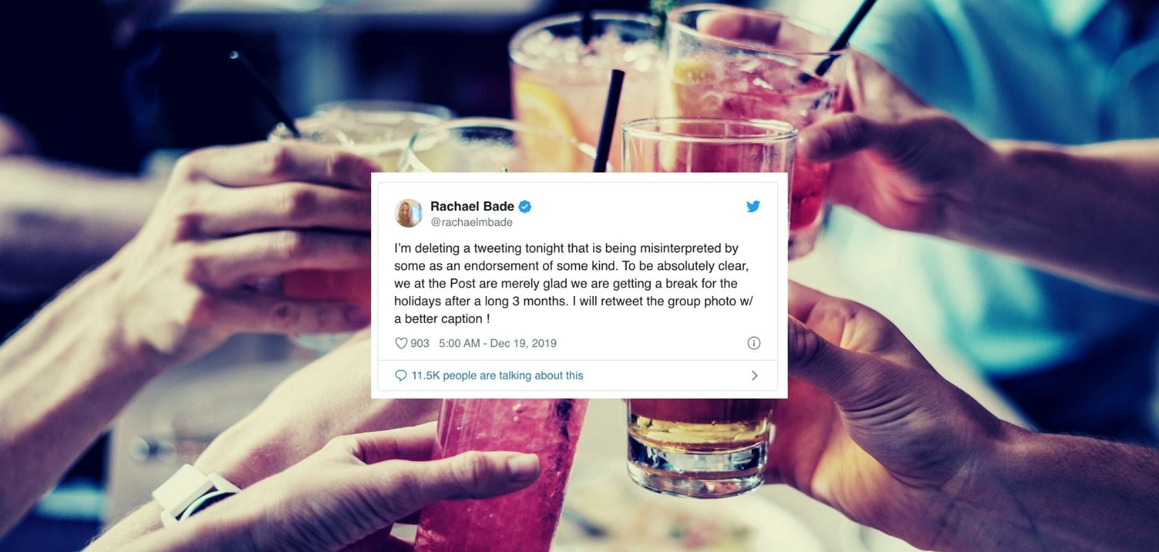 Washington Post reporter deletes “Merry Impeachmas” tweet after accusations of bias