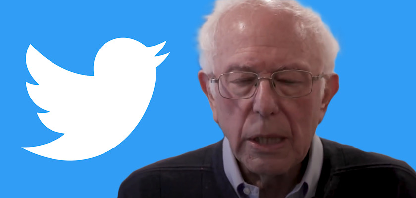 Another Bernie Sanders campaign staffer locks Twitter account days before 2020 Iowa Democratic caucuses
