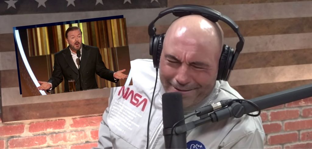 Joe Rogan on Ricky Gervais’ takedown of Hollywood elites and tech companies: “Thank you, Ricky”