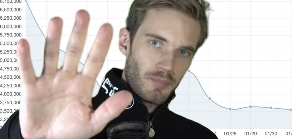 PewDiePie views drop by half in his absence, but subscriber count continues to grow