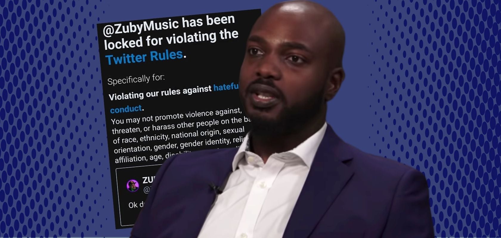 Rapper Zuby locked out of Twitter for responding “OK, dude” to a transgender activist