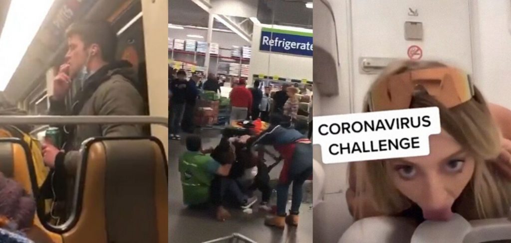 The internet is calling out coronavirus offenders who are going viral in more ways than one