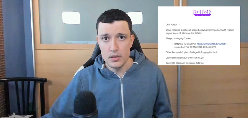 EA slammed for hitting FIFA streamer Kurt with “pathetic” copyright strike, causing Twitch ban