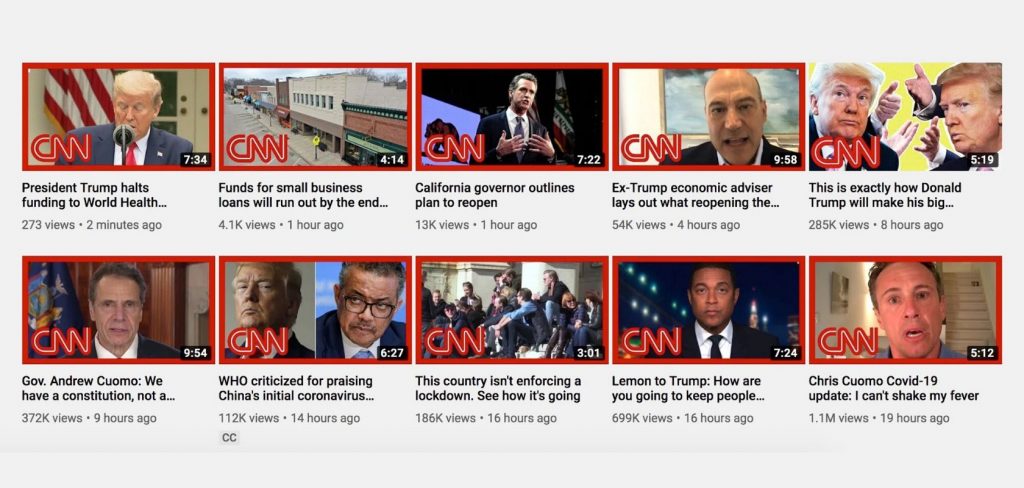 Mainstream news is soaring on YouTube thanks to “authoritativeness ranking scores”