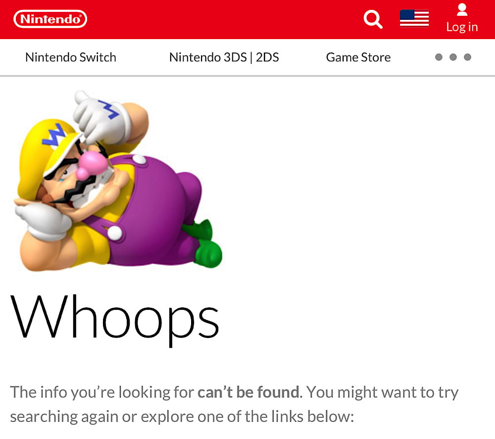 The Nintendo Switch eShop link is broken and Cooking Mama: Cookstar doesn’t appear to be available anywhere in the eShop