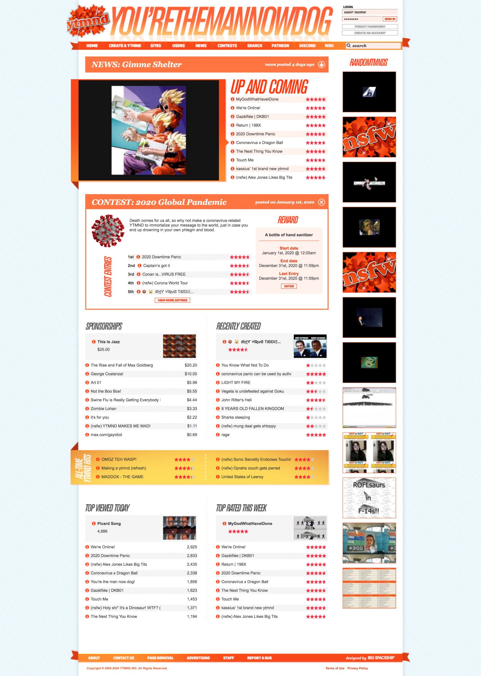Py Ytmnd One of the internet's first meme sites, YTMND, is back online after a ...