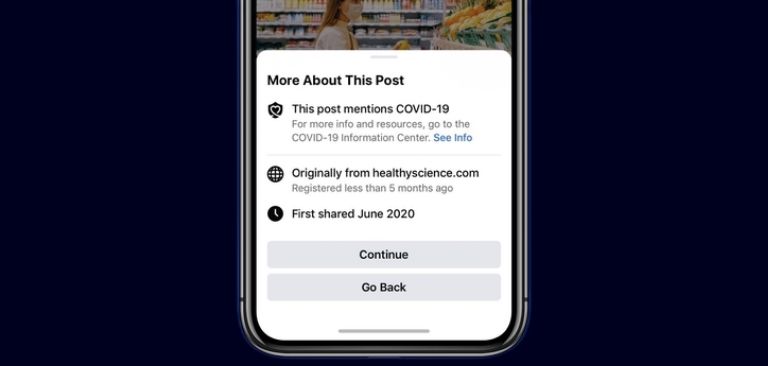 Facebook to warn users before they share any coronavirus-related article