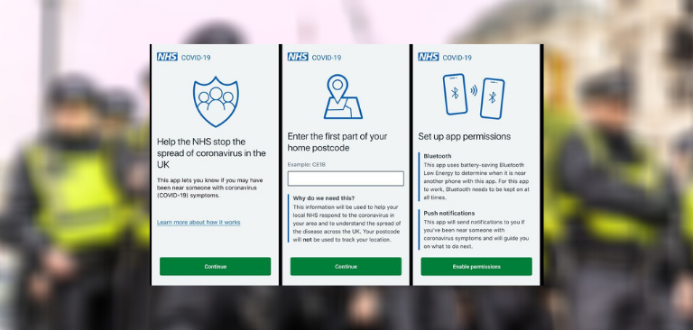 UK police told not to download NHS COVID tracing app