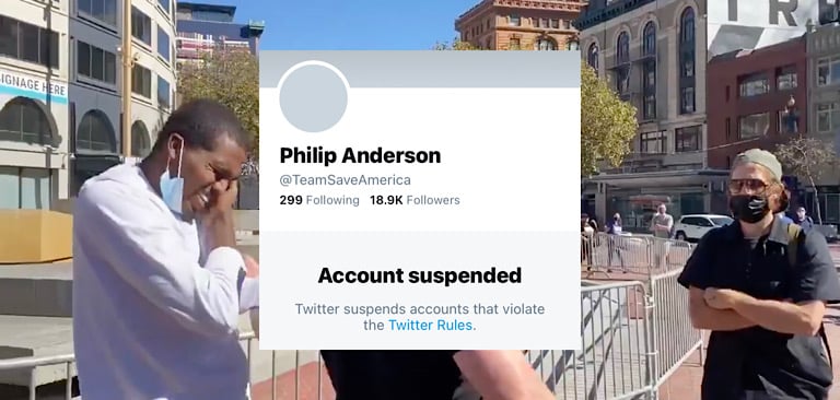 Big Tech bans free speech rally organizer Philip Anderson after activists flag his account