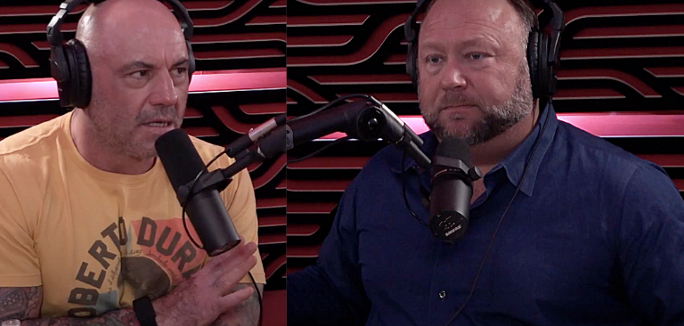 Alex Jones Joe Rogan episode disappears from Spotify