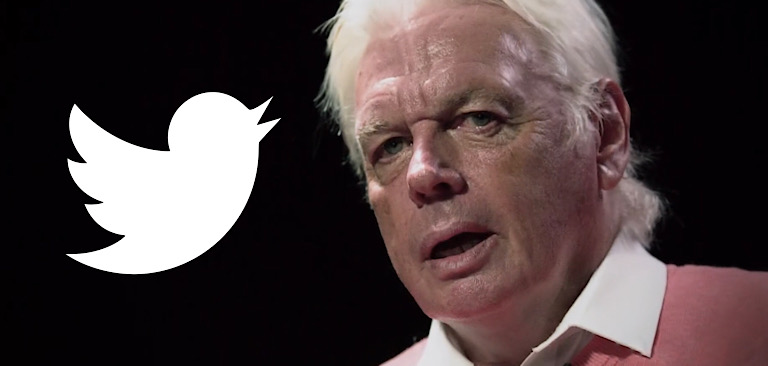 Twitter bans David Icke for “covid misinformation”