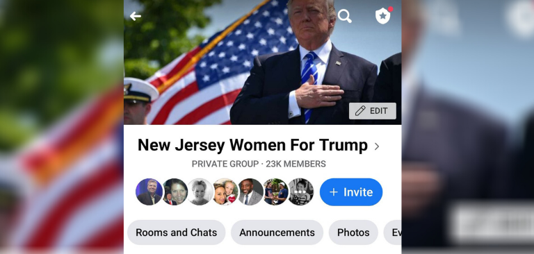 Facebook bans New Jersey Women For Trump Group just days before election