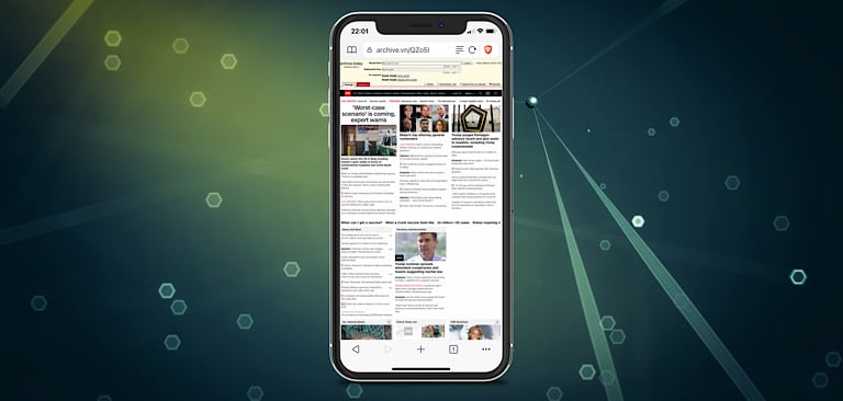 How to easily archive any web page or social media post on mobile