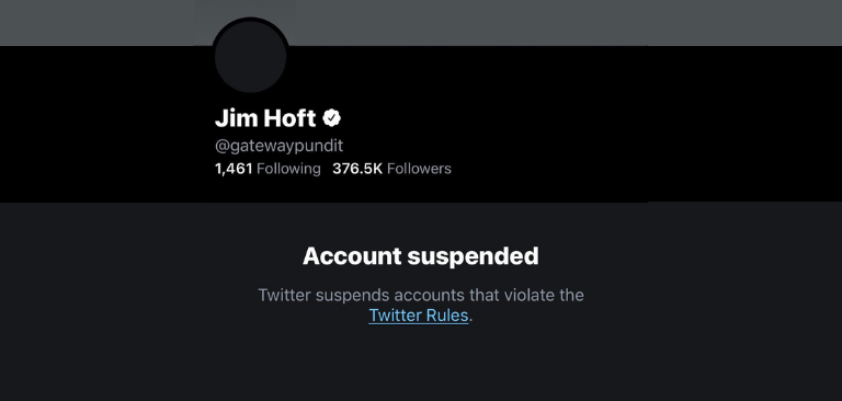 Twitter bans The Gateway Pundit’s Jim Hoft