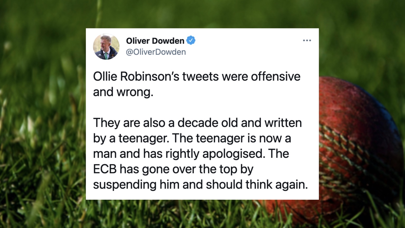 Ironic: Architect of UK online censorship bill condemns cancelation of cricket star for “offensive” tweets