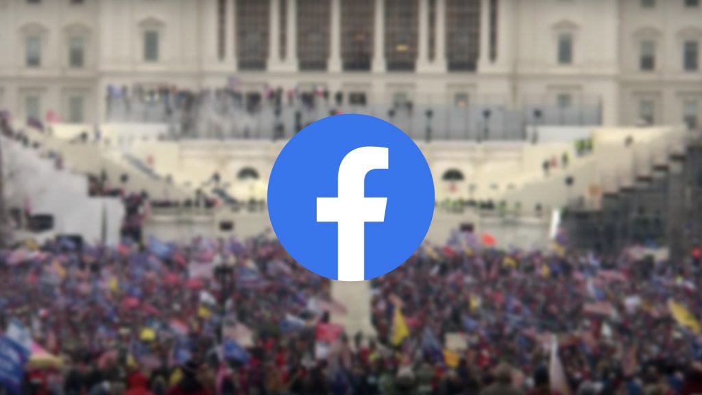 Facebook is banning anyone charged (not convicted) with participating in January 6 US Capitol riot