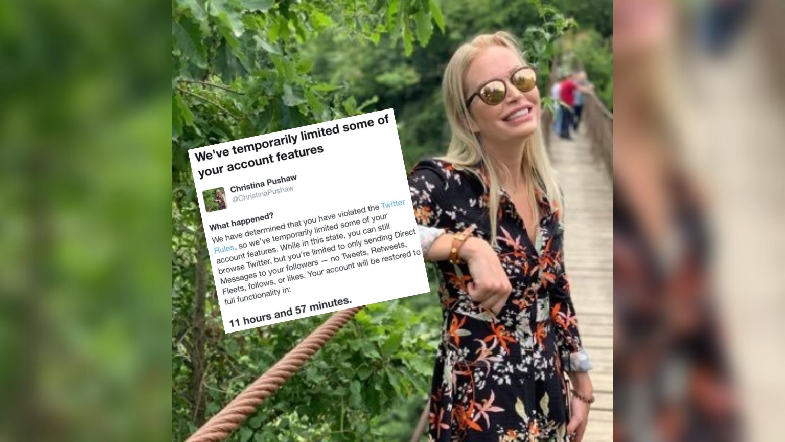 DeSantis Press Secretary Christina Pushaw was temporarily locked out of Twitter