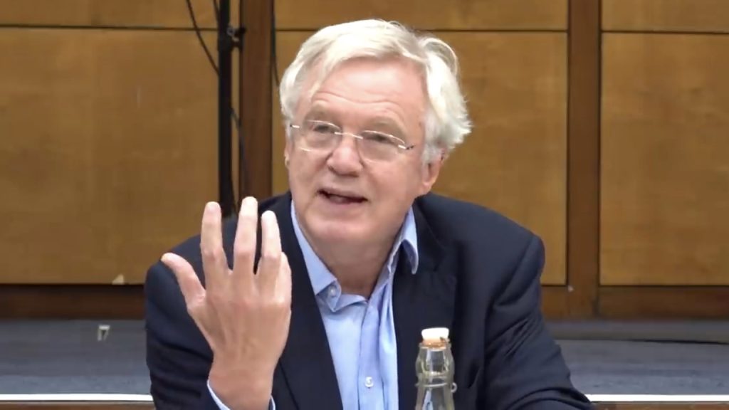 UK MP David Davis blasts YouTube for censoring his speech against vaccine passports