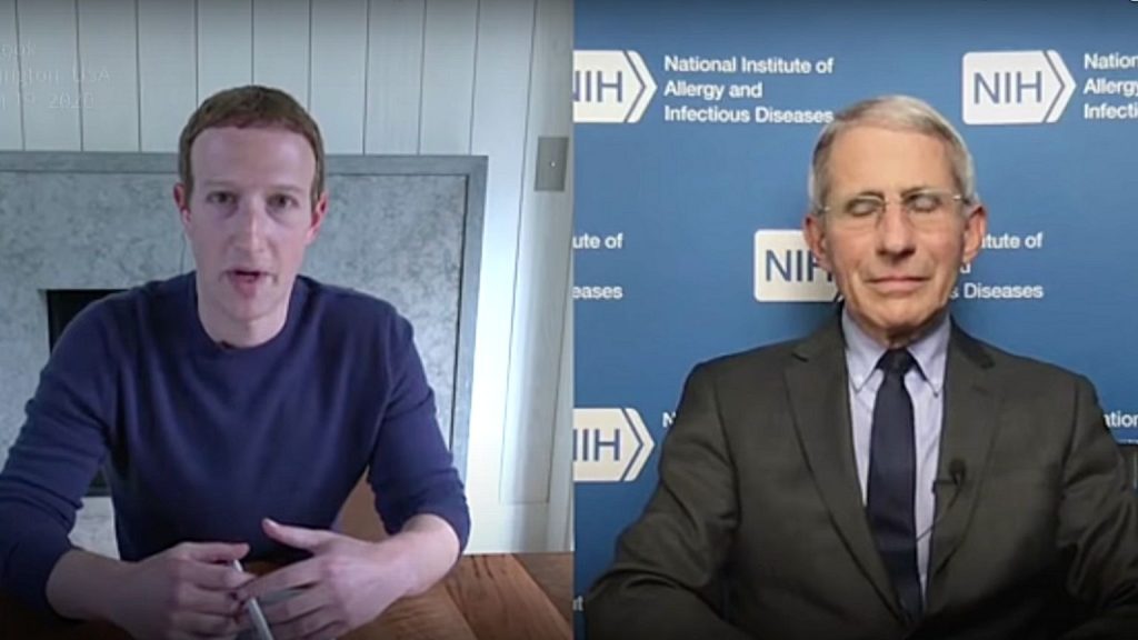 Zuckerberg offered user data reports to Fauci to help shape lockdown policies