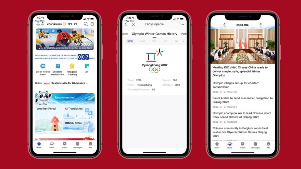 China’s mandatory Olympics app sends audio data back to China