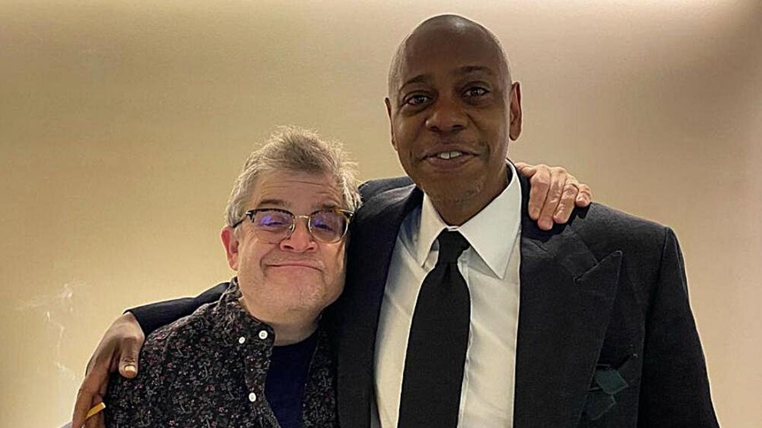 Patton Oswalt feels the need to defend posting photo with Dave Chappelle after backlash
