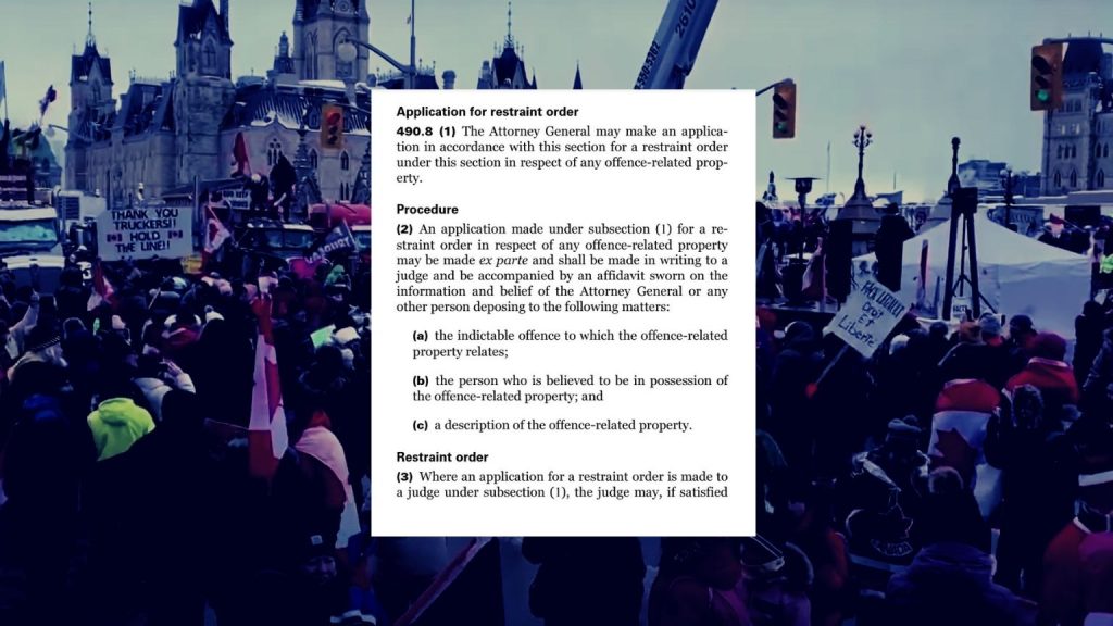 Ontario Attorney General orders freeze of GiveSendGo donation distribution to Freedom Convoy