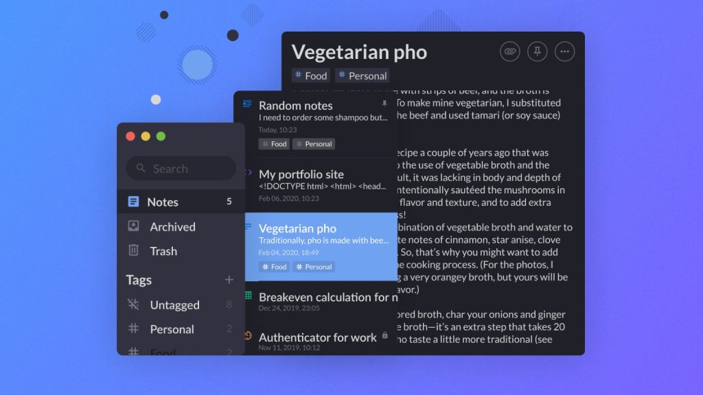 An open-source, end-to-end encrypted note taking app