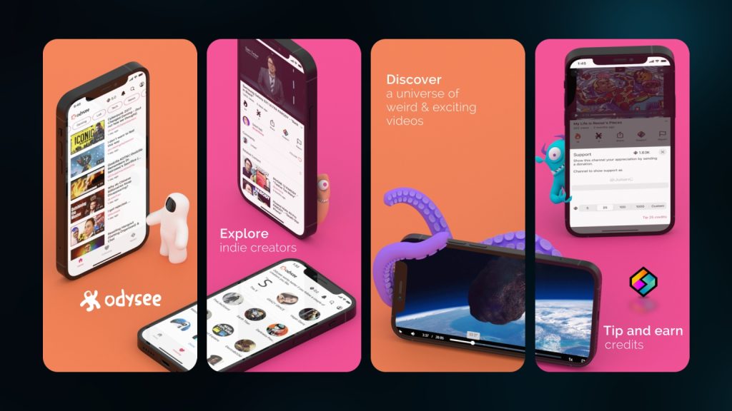 Odysee launches Android app with background play, tipping, and more