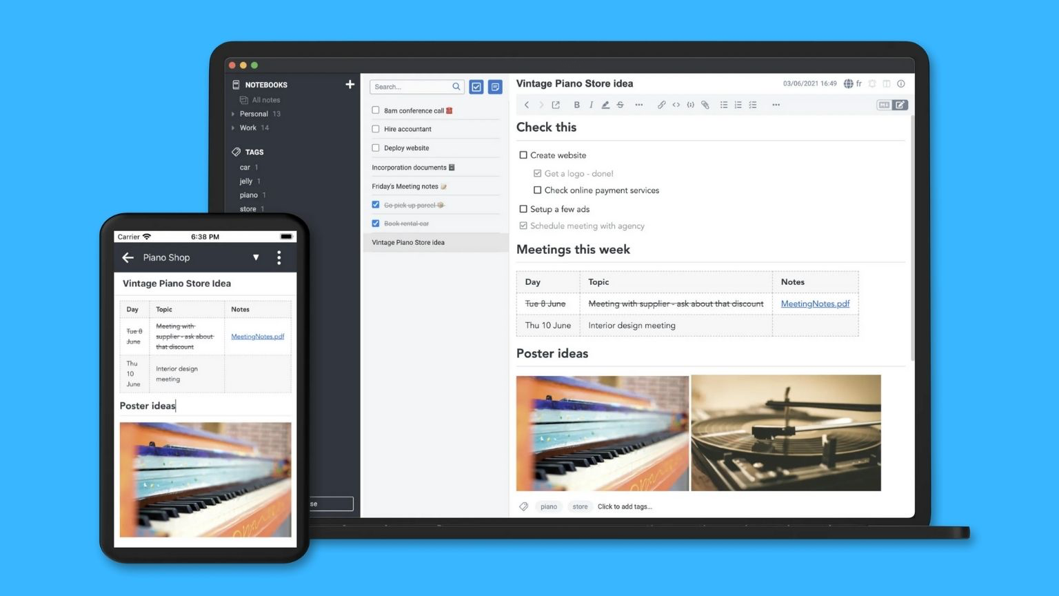 An open-source note-taking app