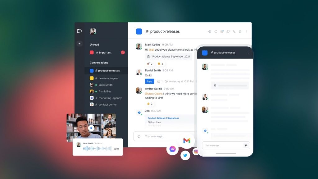 An open-source Slack alternative