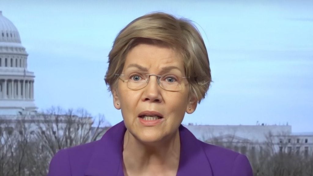 Senator Elizabeth Warren says “it’s time” for a centrally controlled digital currency