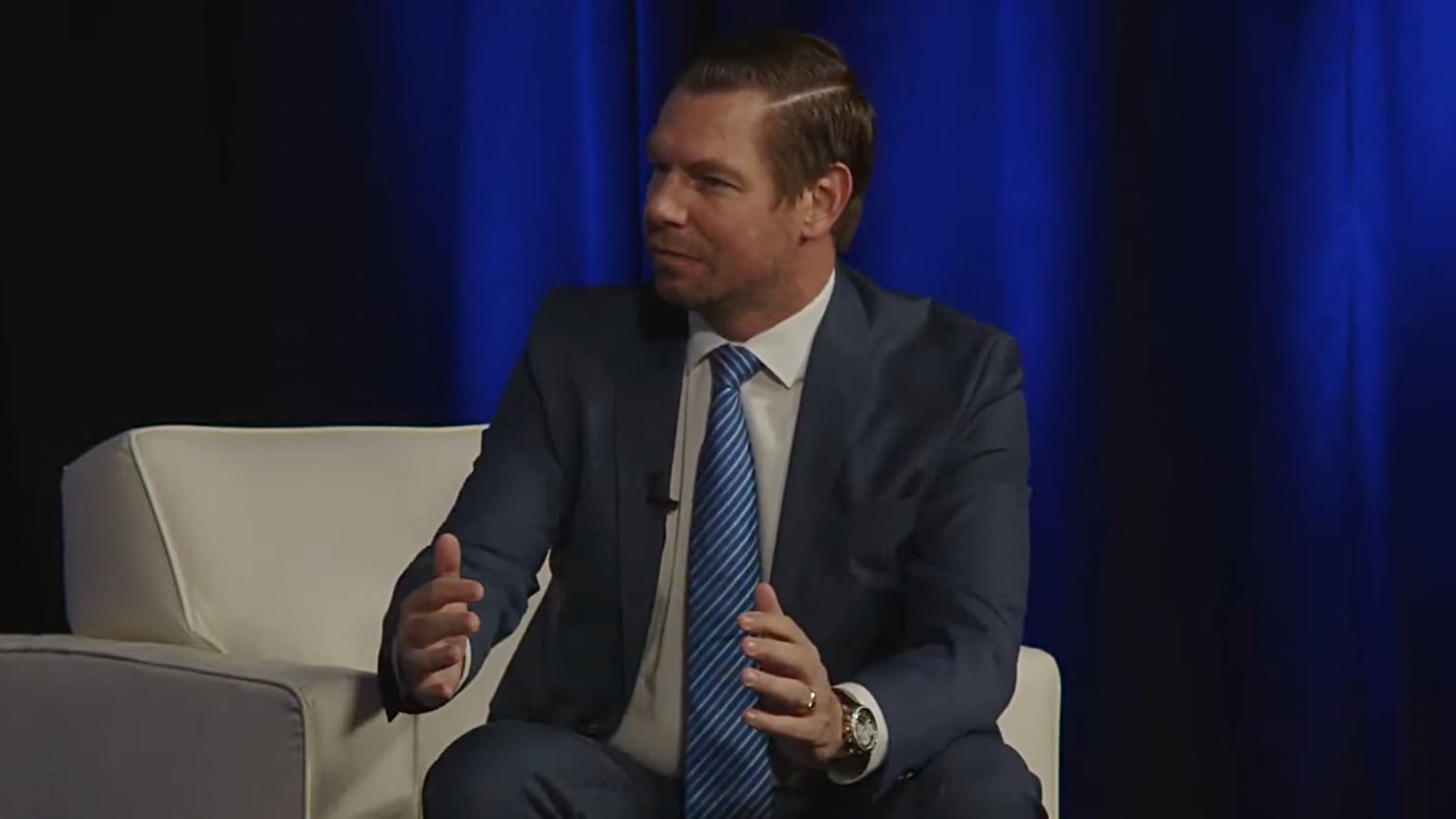 Congressman Eric Swalwell says Apple and Google should decide what’s allowed on people’s phones