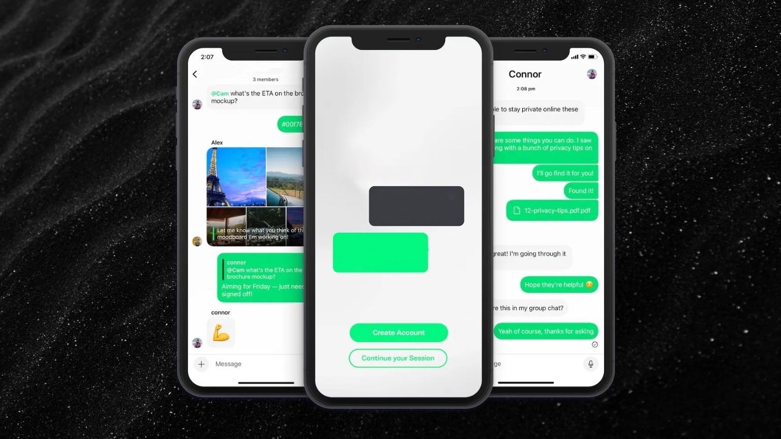 An end-to-end encrypted app that doesn’t require a phone number