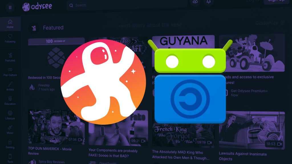 Odysee launches F-Droid app and Android APK