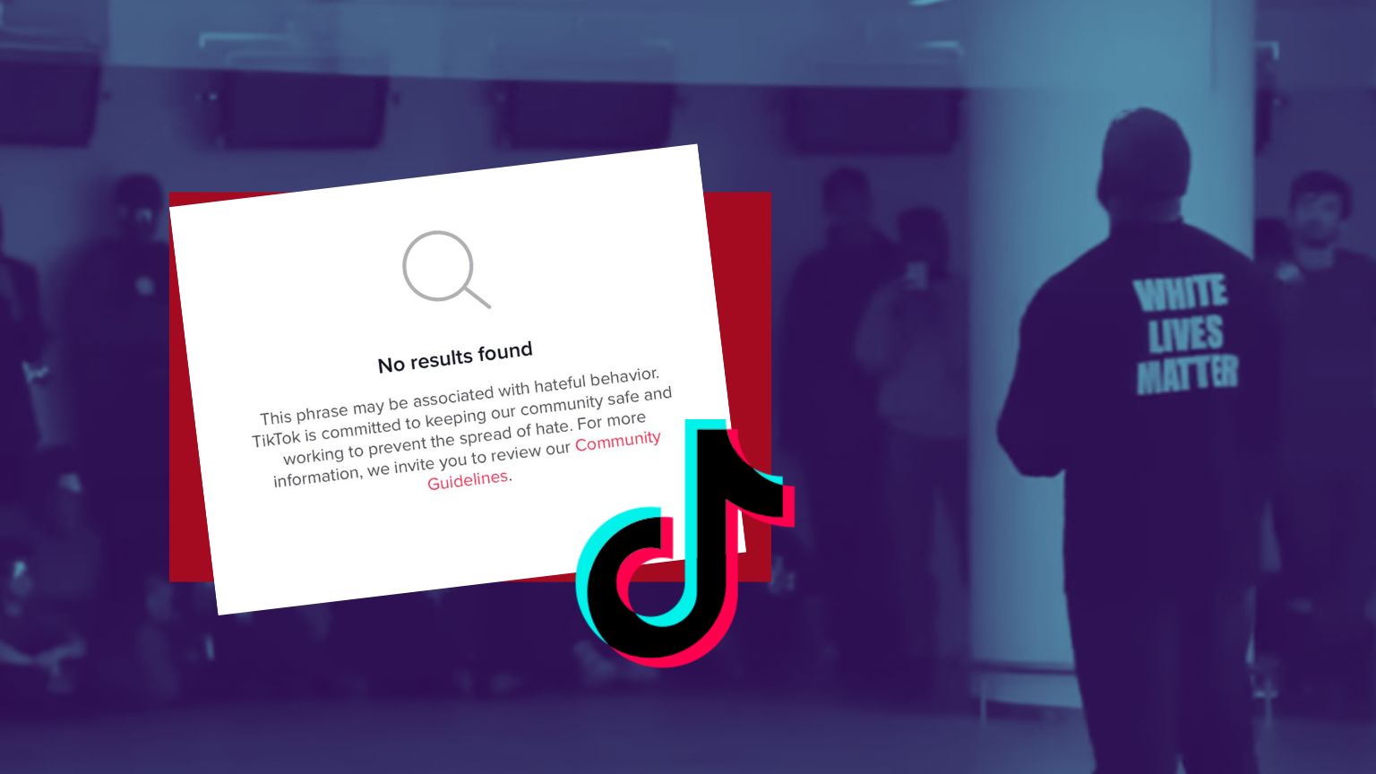 TikTok blocks searches for “White Lives Matter” phrase
