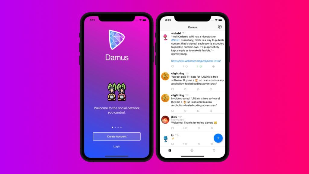 Getting started with Damus: a censorship-resistant, Nostr social media app for iPhone, iPad, and Mac